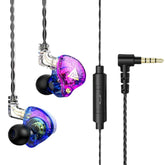 Auriculares intrauditivos con cable y micrófono QKZ AK6 PRO HiFi Subwoofer, coloridos, negros, blancos y verdes